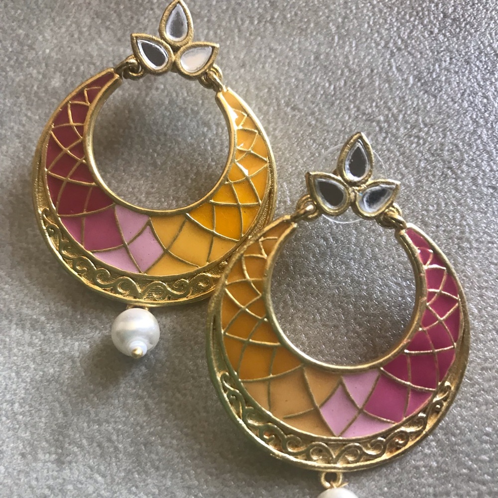 Enamel Earrings